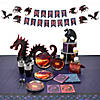 219 Pc. Dragon Party Ultimate Disposable Tableware Kit for 24 Guests Image 1