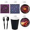 219 Pc. Dragon Party Ultimate Disposable Tableware Kit for 24 Guests Image 1