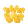 22" Bulk 48 Pc. Kids Yellow Plastic Novelty Construction Hats Image 1