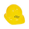 22" Kids Classic Yellow Plastic Construction Worker Hats - 12 Pc. Image 4