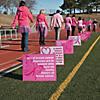 23" x 17 3/4" Pink Awareness Ribbon Facts Yard Signs - 6 Pc. Image 1