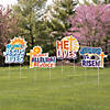 24 1/2" - 26" He Is Risen Yard Signs - 4 Pc. Image 1
