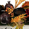 24" Autumn Harvest 3-Piece Candle Holder in a Rustic Wooden Box Centerpiece Image 3