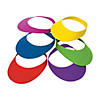 24" Bulk 50 Pc. Solid Color Foam Visor Assortment with Notch Fasteners Image 1