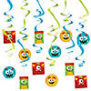 26" Mini Monster Swirl Decorations - 12 Pc. Image 1