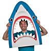 26" x 36" Blue Shark Mouth Photo Prop Cardboard Cutout Image 1