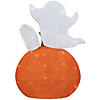 27.5" LED Lighted Battery Operated Jack-O-Lantern and Ghosts Halloween Decoration Image 4