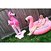 27" x 55" Jumbo Inflatable Standing Pink Vinyl Happy Flamingo Image 2