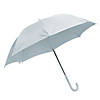 28" DIY Paintable White Nylon Umbrellas with Plastic Safety Knobs - 24 Pc. Image 1