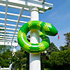 28" Green and Yellow Snake Swimming Pool Inner Tube Float Image 2