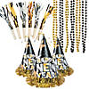 288 Pc. Bulk New Year&#8217;s Eve Apparel Basics Party Kit for 96 Image 1