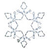 2ft LED Rope Light Snowflake Christmas Decoration Image 1