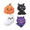 3 1/2" - 4 1/2" Halloween Icons Kawaii Stuffed Characters - 12 Pc. Image 1