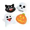 3 1/2" Mini Halloween Icon Emojis Stuffed Characters - 12 Pc. Image 1