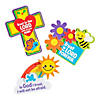 3 1/2" x 5 1/4" Trust in the Lord Foam & Magnet Craft Kit - Makes 12 Image 1