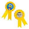 3 1/4" x 5 1/2" Congrats Grad Yellow Polyester Award Ribbons - 12 Pc. Image 1