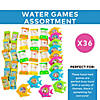 3 3/4" - 4" Handheld Multicolor Plastic Water Games Assortment - 36 Pc. Image 2