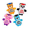 3 3/4" x 4 3/4" Bulk 50 Pc. Multicolor Stuffed Animal Characters with Graduation Cap Image 1