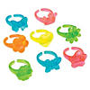 3/4" Bulk 144 Pc. Bright Spring Colors Plastic Ring Assortment Image 1
