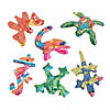 3" Bulk 48 Pc. Mini Glitter Under the Sea Stuffed Animal Toys Image 1
