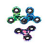 3" Camo Green, Blue & Pink Plastic Classic Fidget Spinners - 12 Pc. Image 1