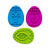 3-Color Religious Easter Egg-Shaped Crayons - 24 Pc. Image 1