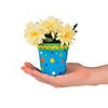 3" DIY Paintable Solid Color Ceramic Mini Flower Pots - 12 Pc. Image 2