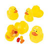 3" Duck Plastic Easter Eggs - 12 Pc. Image 1