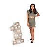 3 Ft. Number 1 Cardboard Cutout Stand-Up Mosaic Image 1
