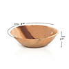 3 oz. Round Palm Leaf Eco Friendly Mini Disposable Sauce Bowls (25 Bowls) Image 1