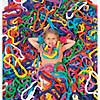 30" Bulk 100 Pc. Bright Colors Plastic Lei Assortment Image 3