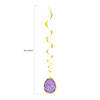 30" Hanging Easter Egg Swirl Decorations &#8211; 12 Pc. Image 1
