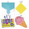 301 Pc. Ice Cream Party Tableware Kit for 8 Guests Image 1