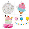 303 Pc. Ice Cream Party Deluxe Tableware Kit for 8 Guests Image 2