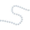 33" Bulk 48 Pc. White Glossy Plastic Bead Breakaway Necklaces Image 1