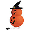34" Pop-up Jack-O-Lanterns with Witch's Hat Outdoor Halloween Decoration Image 2