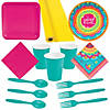 345 Pc. Diwali Party Tableware Kit for 48 Guests Image 1