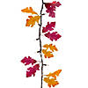 35-Count Fall Harvest Leaves Mini Light Garland Set  8.75ft Brown Wire Image 2