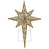 36" LED Lighted Gold Star of Bethlehem Outdoor Christmas Decoration Image 1