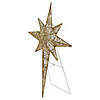 36" LED Lighted Gold Star of Bethlehem Outdoor Christmas Decoration Image 2