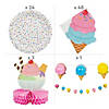 387 Pc. Ice Cream Party Deluxe Tableware Kit for 24 Guests Image 2