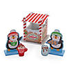 3D Christmas Hot Chocolate Stand with Penguins Craft Kit - Makes 12 Image 1