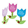 3D Growing in His Word Tulip Craft Kit - Makes 12 Image 1