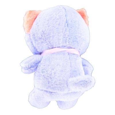 3D Lovely Cat 10 Inch Plush Collectible  Purple Image 1