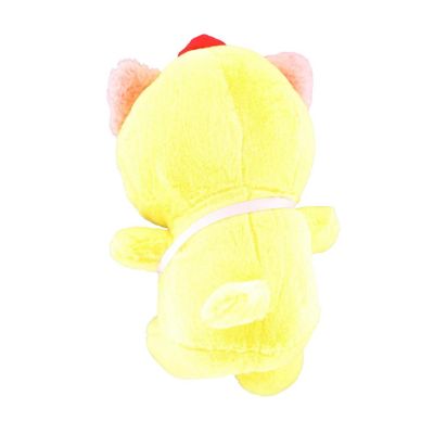 3D Lovely Cat 10 Inch Plush Collectible  Yellow Image 1