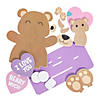 3D Momma Bear Mother's Day Stand-Up Craft Kit - Makes 6 Image 1