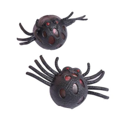 3pcs Halloween Compulsive Venting Toy Stress Reliever Compulsive Spider Monster Image 1