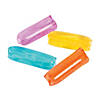 4 1/2" Colorful Vinyl Water Tubes with Glitter - 12 Pc. Image 1