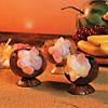 4 1/2" Decorative Natural Coconut Cups with Flower  - 12 Ct. Image 3
