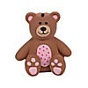 4 1/2" DIY Ceramic Teddy Bear Bank Coloring Crafts - 12 Pcs. Image 1